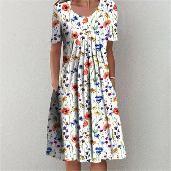 EBERTA - Stilvolles florales Freizeitkleid