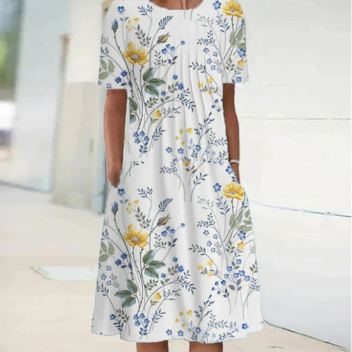 EBERTA - Stilvolles florales Freizeitkleid