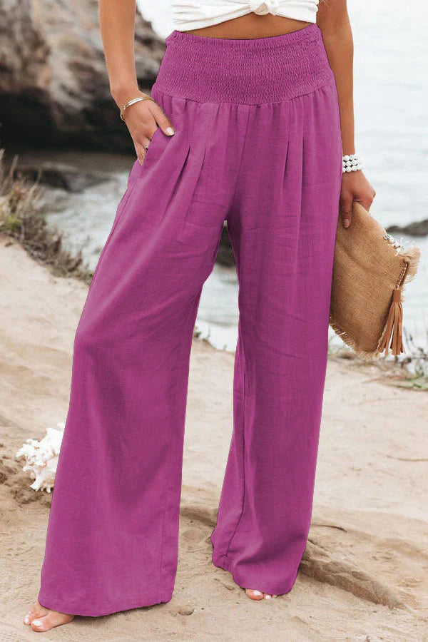 Elegante Hose aus Baumwolle und Leinen von Alexandra
