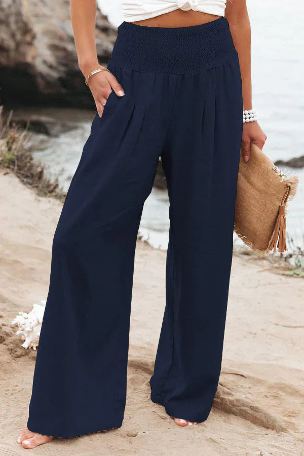 Elegante Hose aus Baumwolle und Leinen von Alexandra