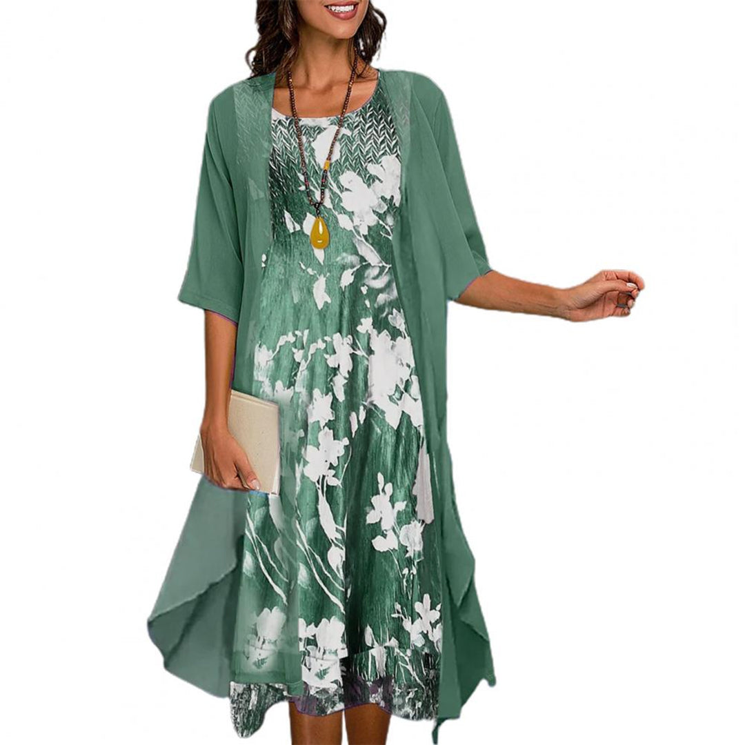 ANDREA - Trendiges elastisches Sommerkleid für Komfort und Stil