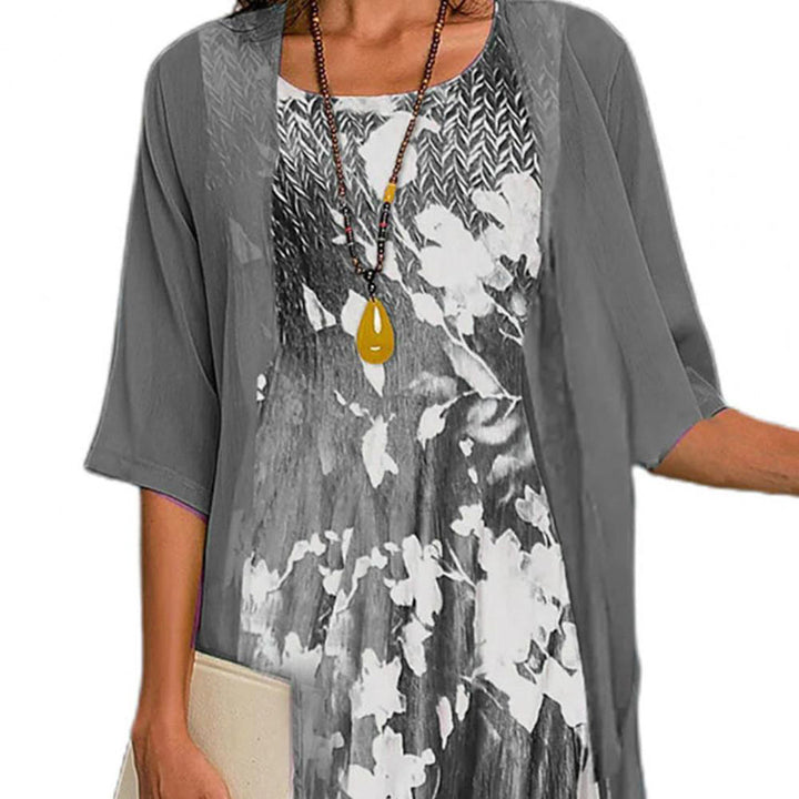 ANDREA - Trendiges elastisches Sommerkleid für Komfort und Stil