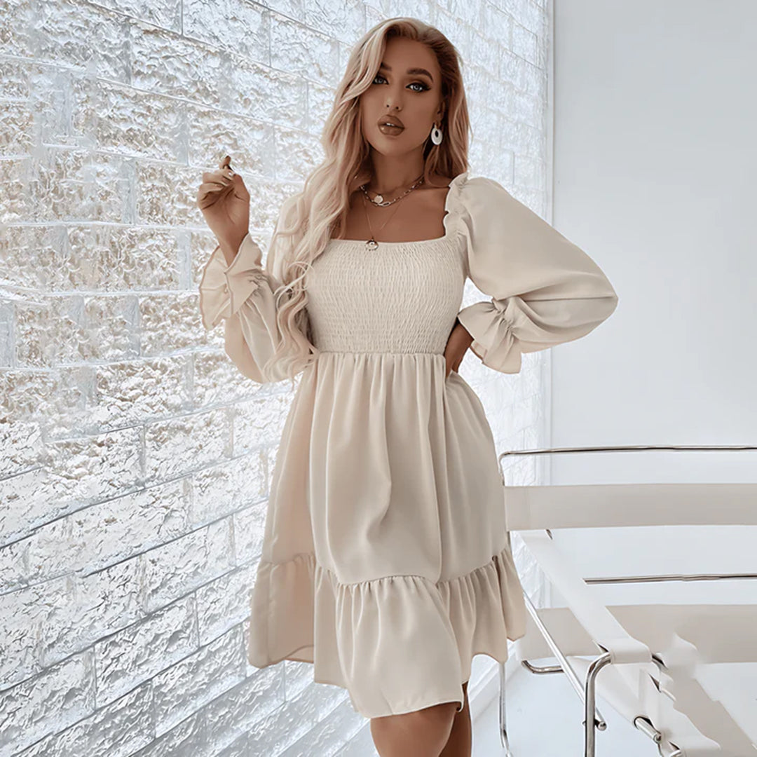 ARIA - Elegantes Kleid mit raffinierten Rüschen