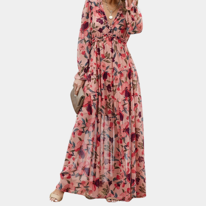 Aubrey - Elegantes langes Kleid für Frauen