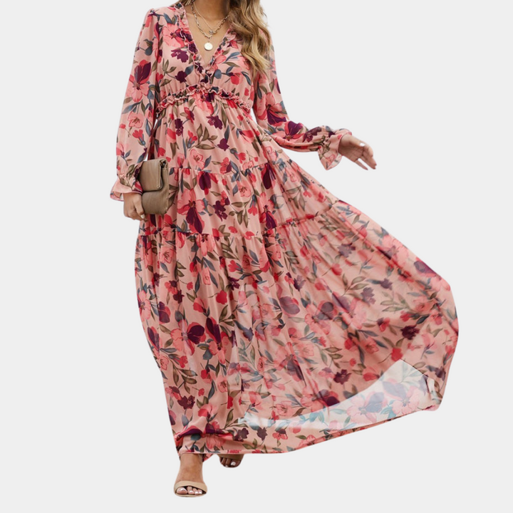Aubrey - Elegantes langes Kleid für Frauen