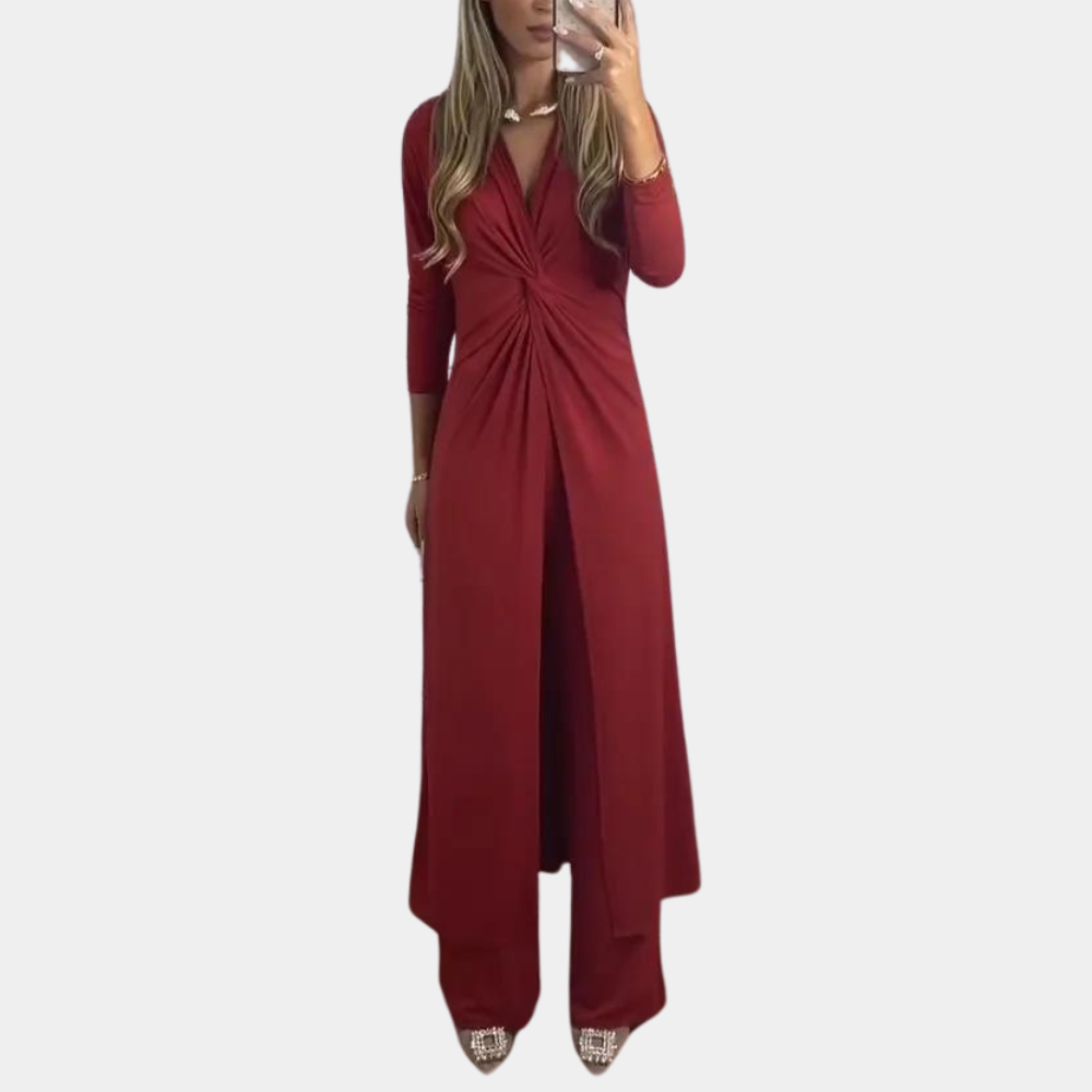 Azura - Luxuriöses zweiteiliges Damen-Set für eleganten Stil