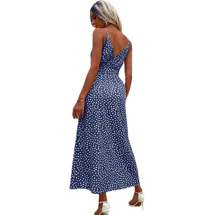 EIRINI - Elegantes Maxikleid mit verführerischem Schlitz