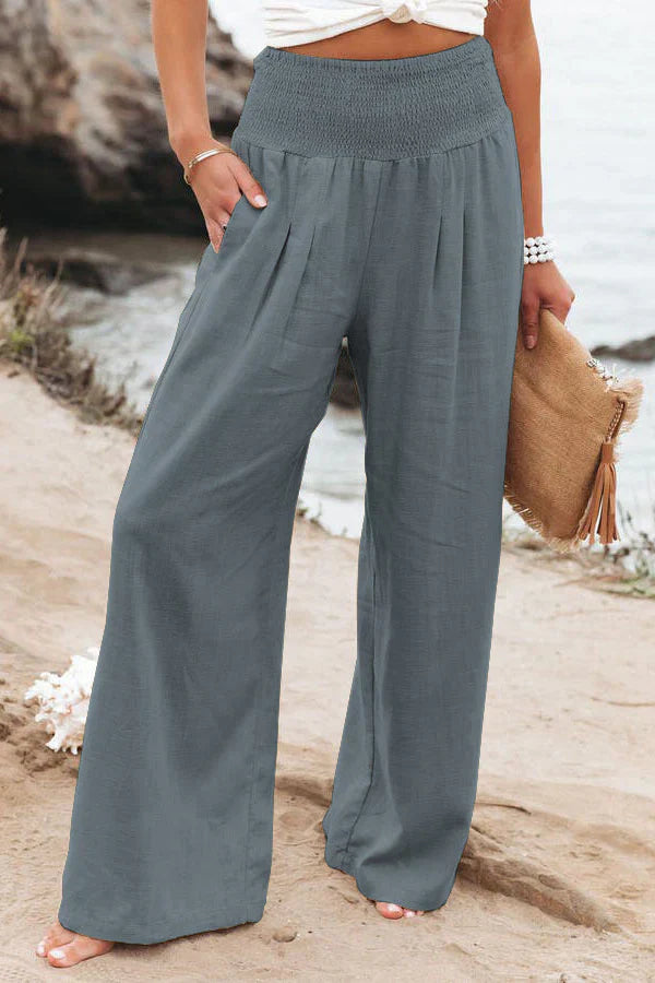 Elegante Hose aus Baumwolle und Leinen von Alexandra