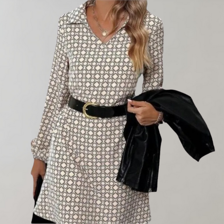 Eira - Elegantes langärmeliges Damenkleid