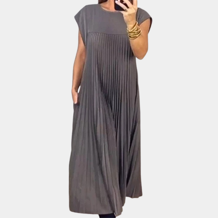 Elegantes plissiertes Kleid für Frauen