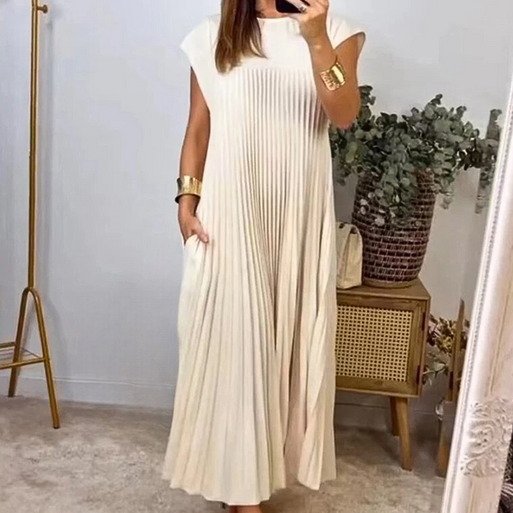 Elegantes plissiertes Kleid für Frauen