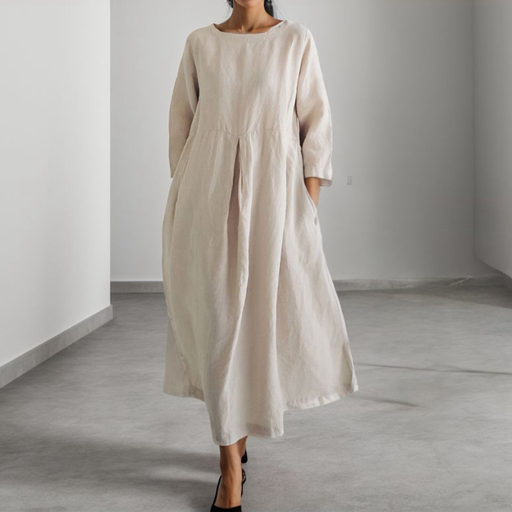 Modisches und bequemes, locker sitzendes Damenkleid für jede Gelegenheit