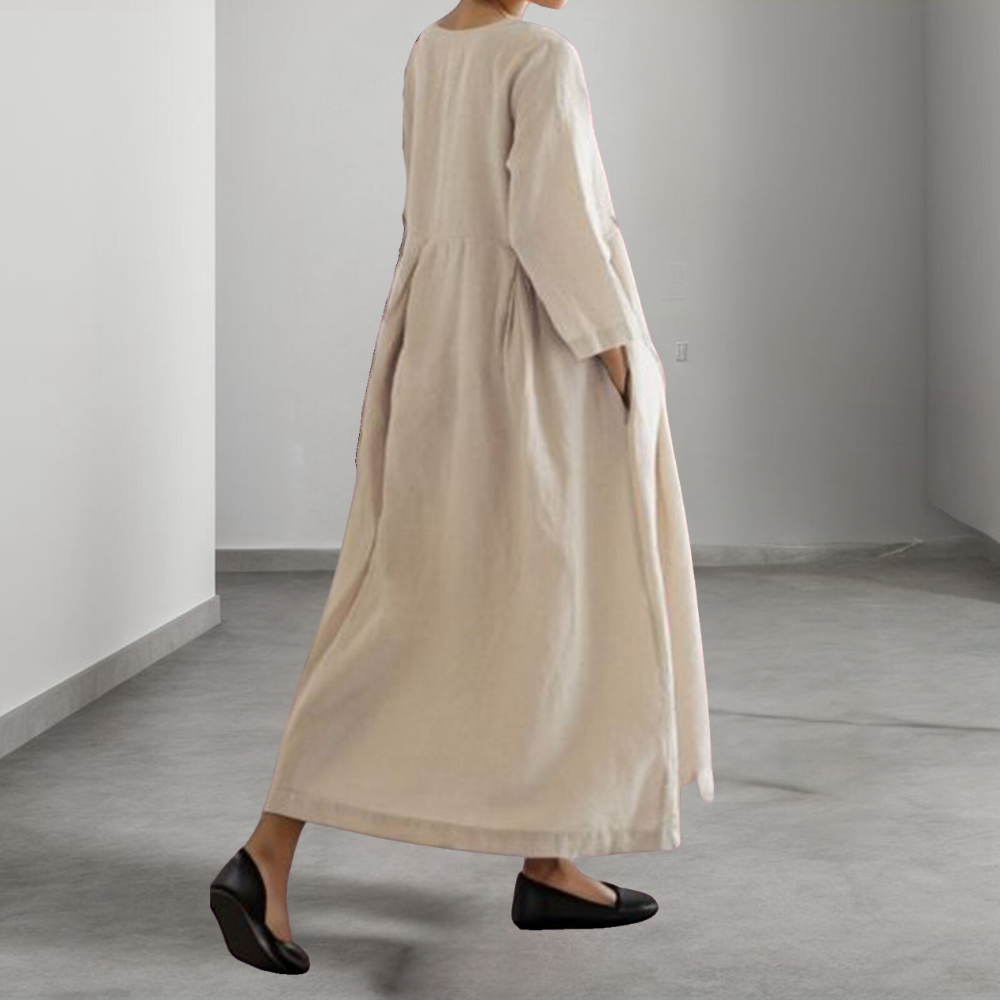 Modisches und bequemes, locker sitzendes Damenkleid für jede Gelegenheit