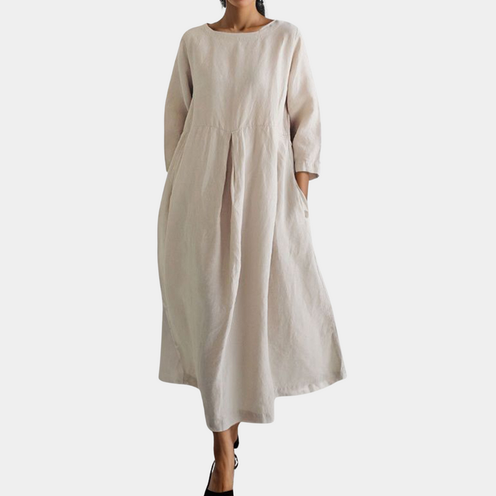 Modisches und bequemes, locker sitzendes Damenkleid für jede Gelegenheit