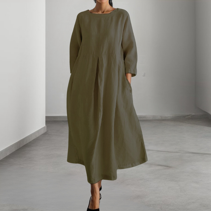 Modisches und bequemes, locker sitzendes Damenkleid für jede Gelegenheit