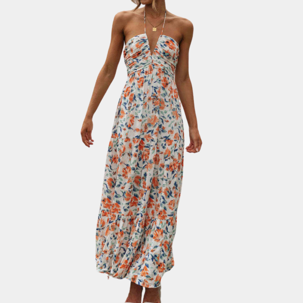 Elegantes langes Kleid mit Neckholder von Dagmar