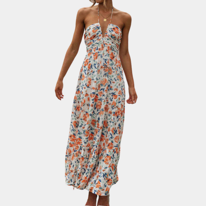 Elegantes langes Kleid mit Neckholder von Dagmar