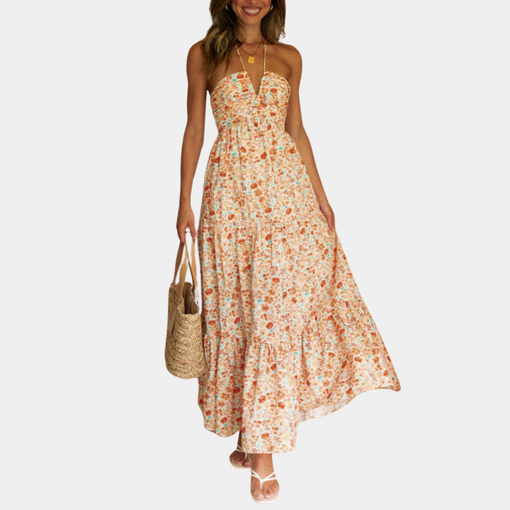 Elegantes langes Kleid mit Neckholder von Dagmar