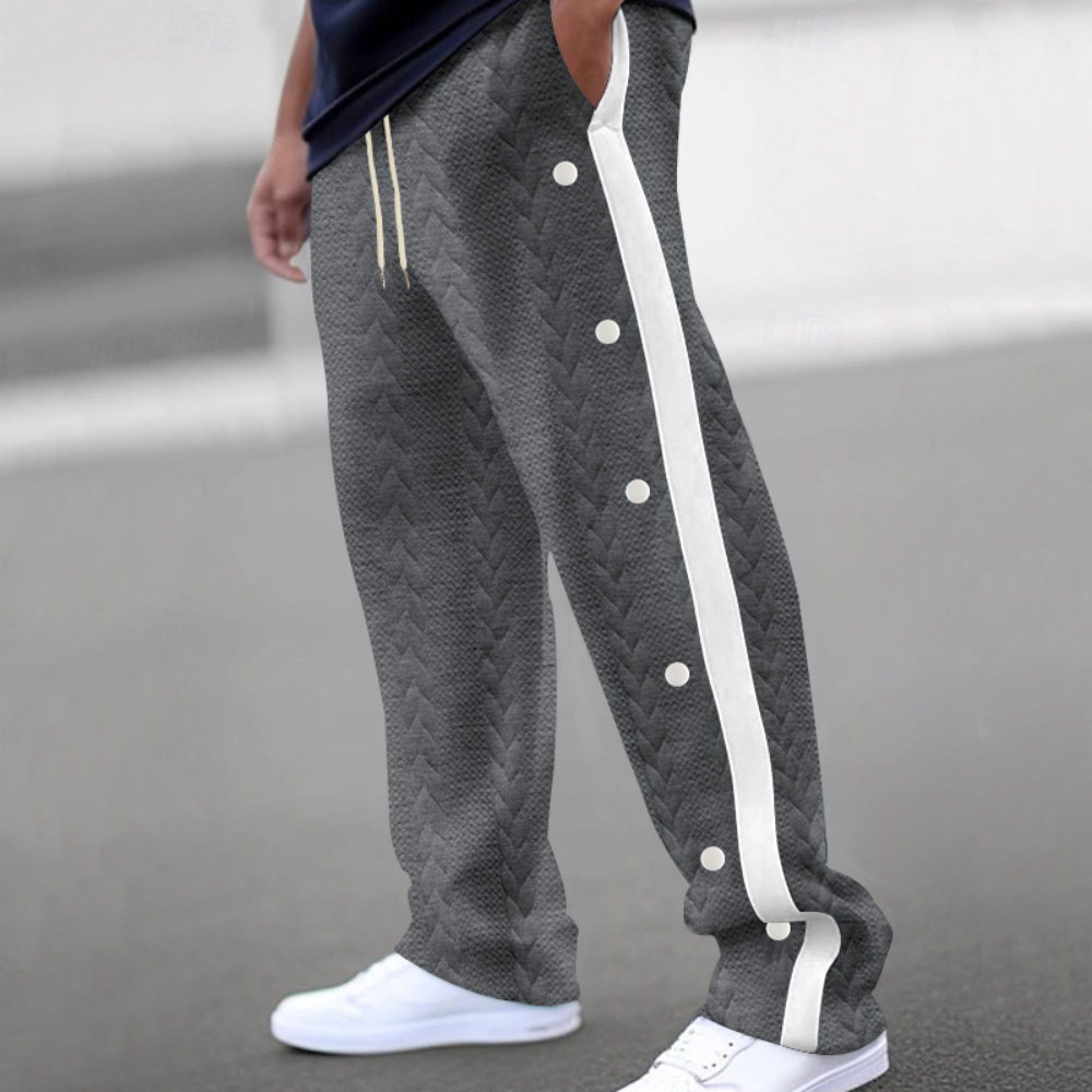 Christos - Bequeme Herrenhose mit flexiblem Bund für optimale Bewegungsfreiheit