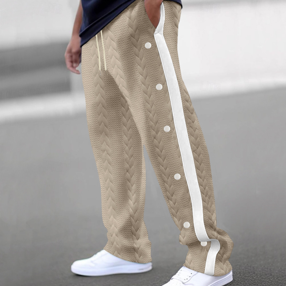 Christos - Bequeme Herrenhose mit flexiblem Bund für optimale Bewegungsfreiheit