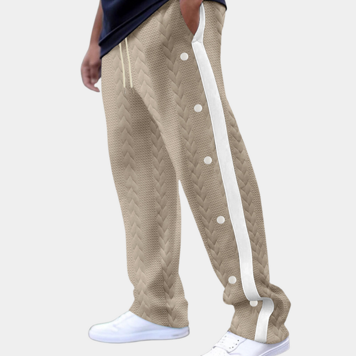 Christos - Bequeme Herrenhose mit flexiblem Bund für optimale Bewegungsfreiheit