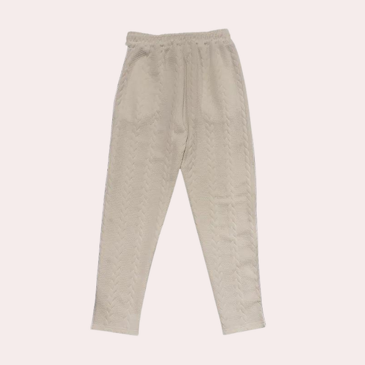 Christos - Bequeme Herrenhose mit flexiblem Bund für optimale Bewegungsfreiheit
