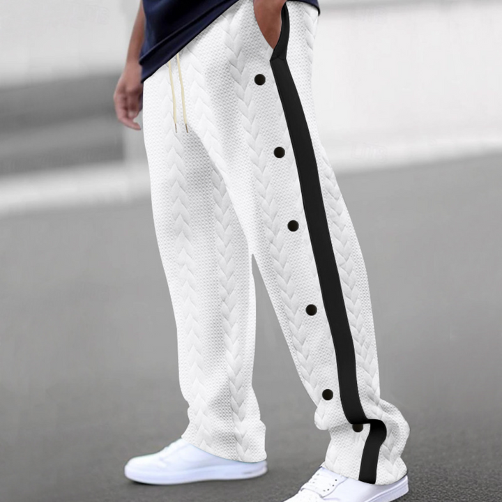 Christos - Bequeme Herrenhose mit flexiblem Bund für optimale Bewegungsfreiheit