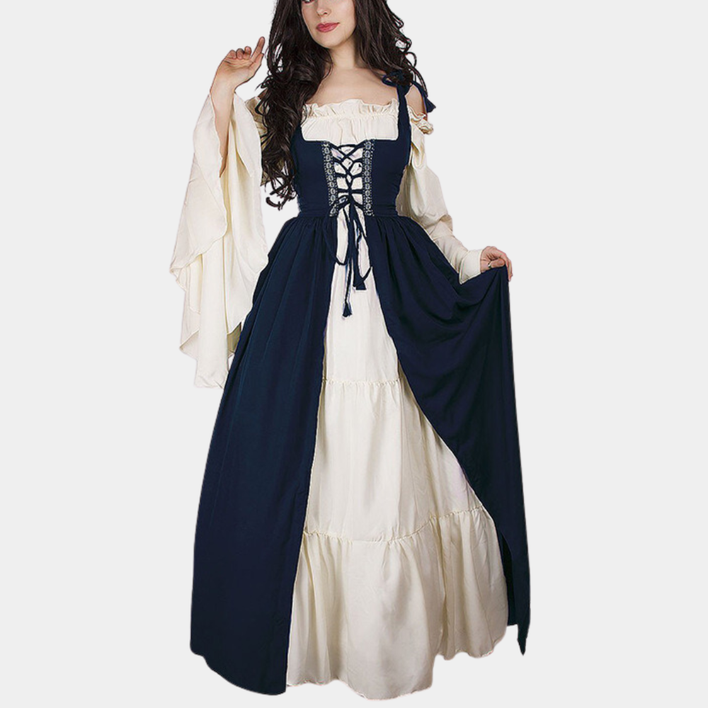 Dimitra - Elegantes Vintage Oktoberfest Maxikleid mit zeitlosem Charme