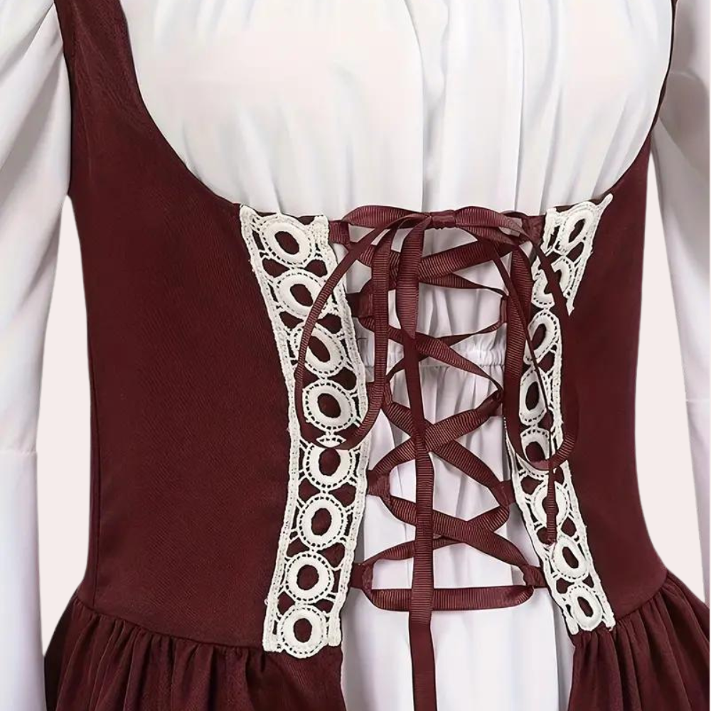 Dimitra - Elegantes Vintage Oktoberfest Maxikleid mit zeitlosem Charme