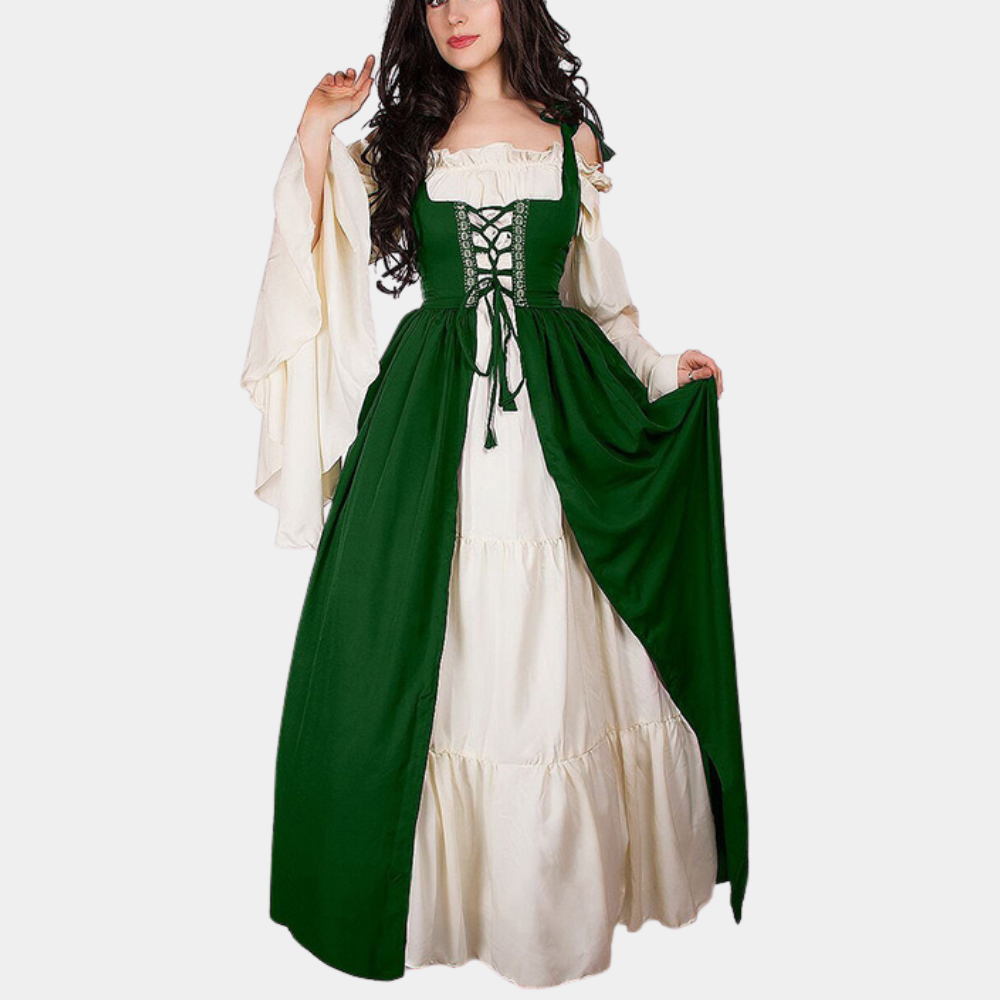 Dimitra - Elegantes Vintage Oktoberfest Maxikleid mit zeitlosem Charme