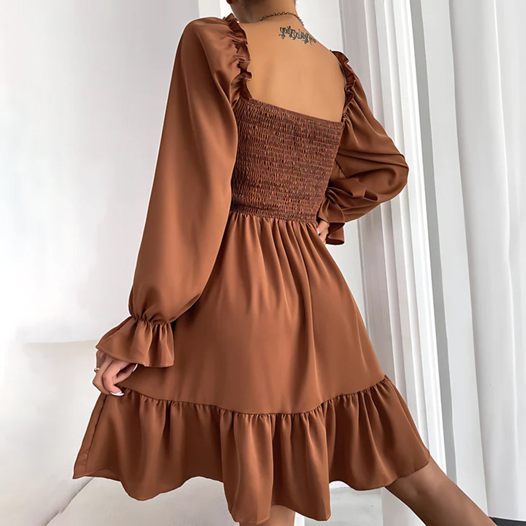 ARIA - Elegantes Kleid mit raffinierten Rüschen