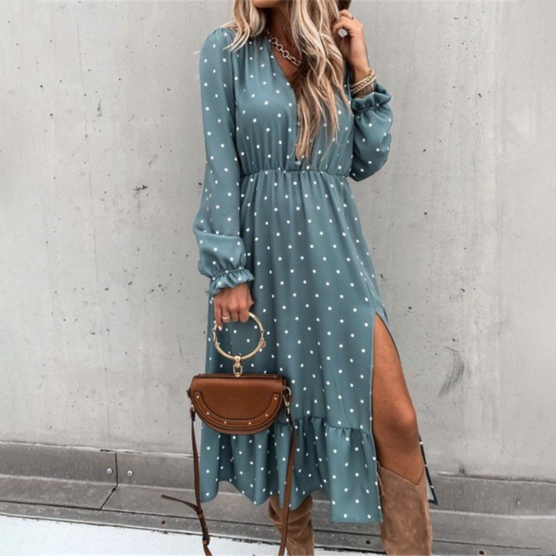 DARIA - Trendiges Freizeitkleid mit verführerischem Schlitz