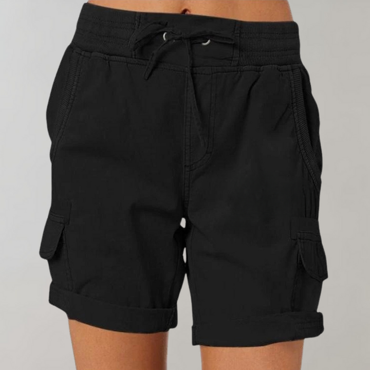 Stilvolle Dorthea - Hochtaillierte Damenshorts für jede Gelegenheit