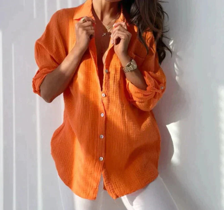 Emma - Stylische langärmelige Sommerbluse für Frauen