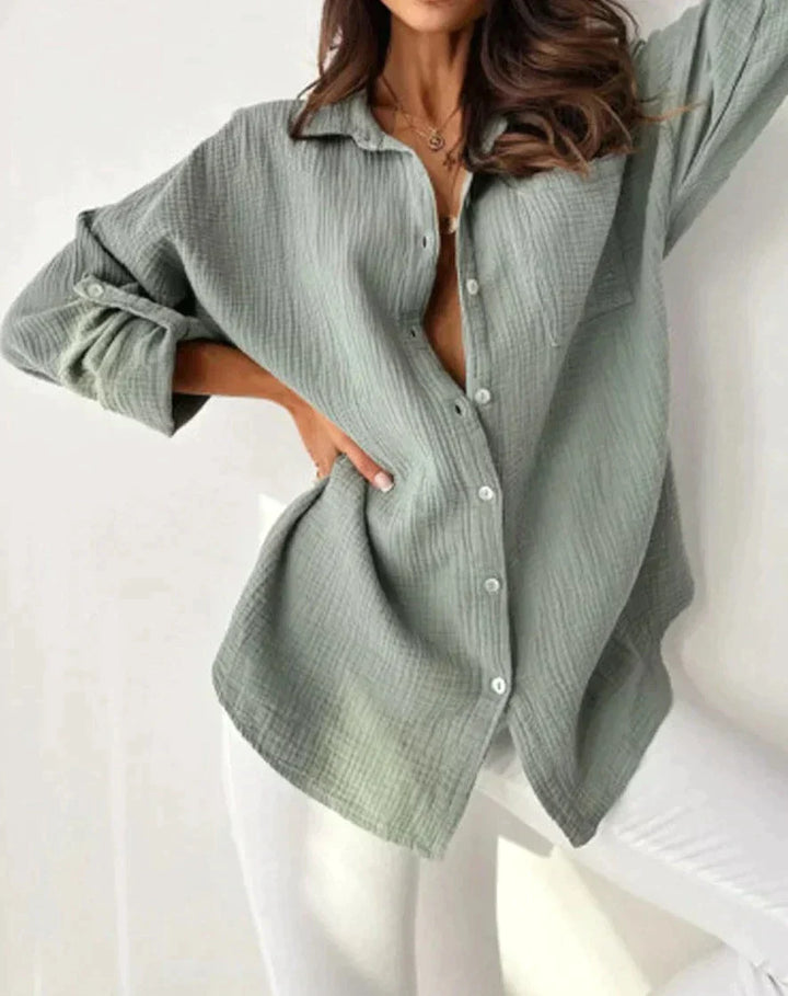 Emma - Stylische langärmelige Sommerbluse für Frauen