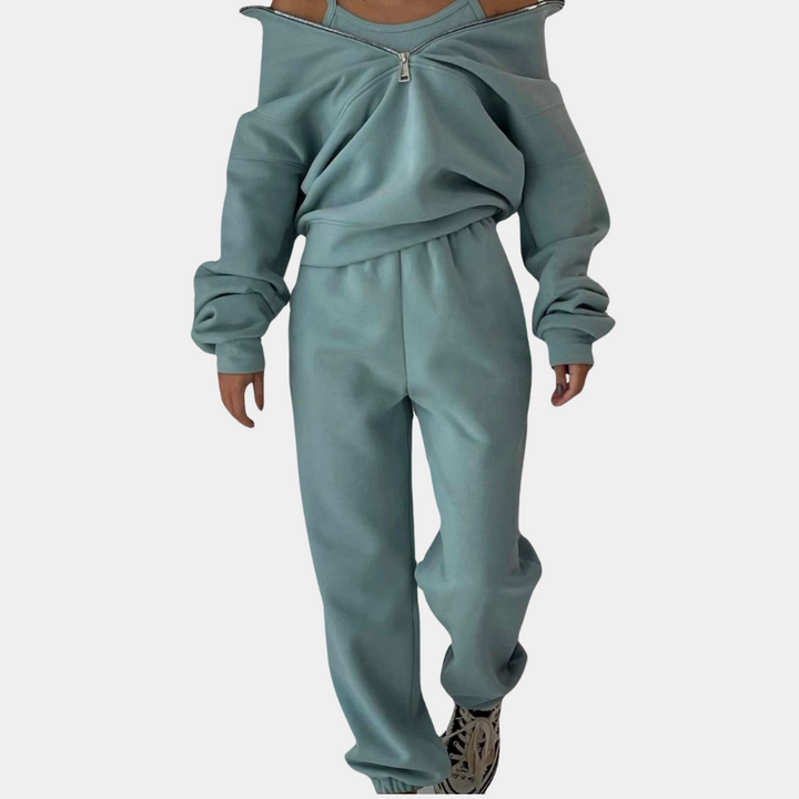Keelin - Stylischer 2-teiliger Damen-Jogginganzug für bequeme Momente