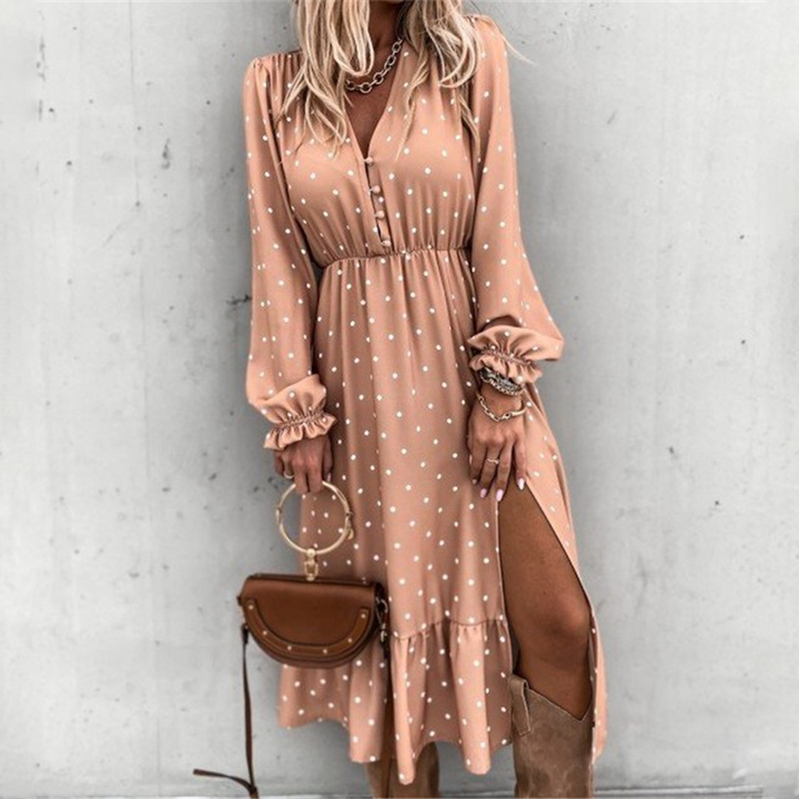 DARIA - Trendiges Freizeitkleid mit verführerischem Schlitz
