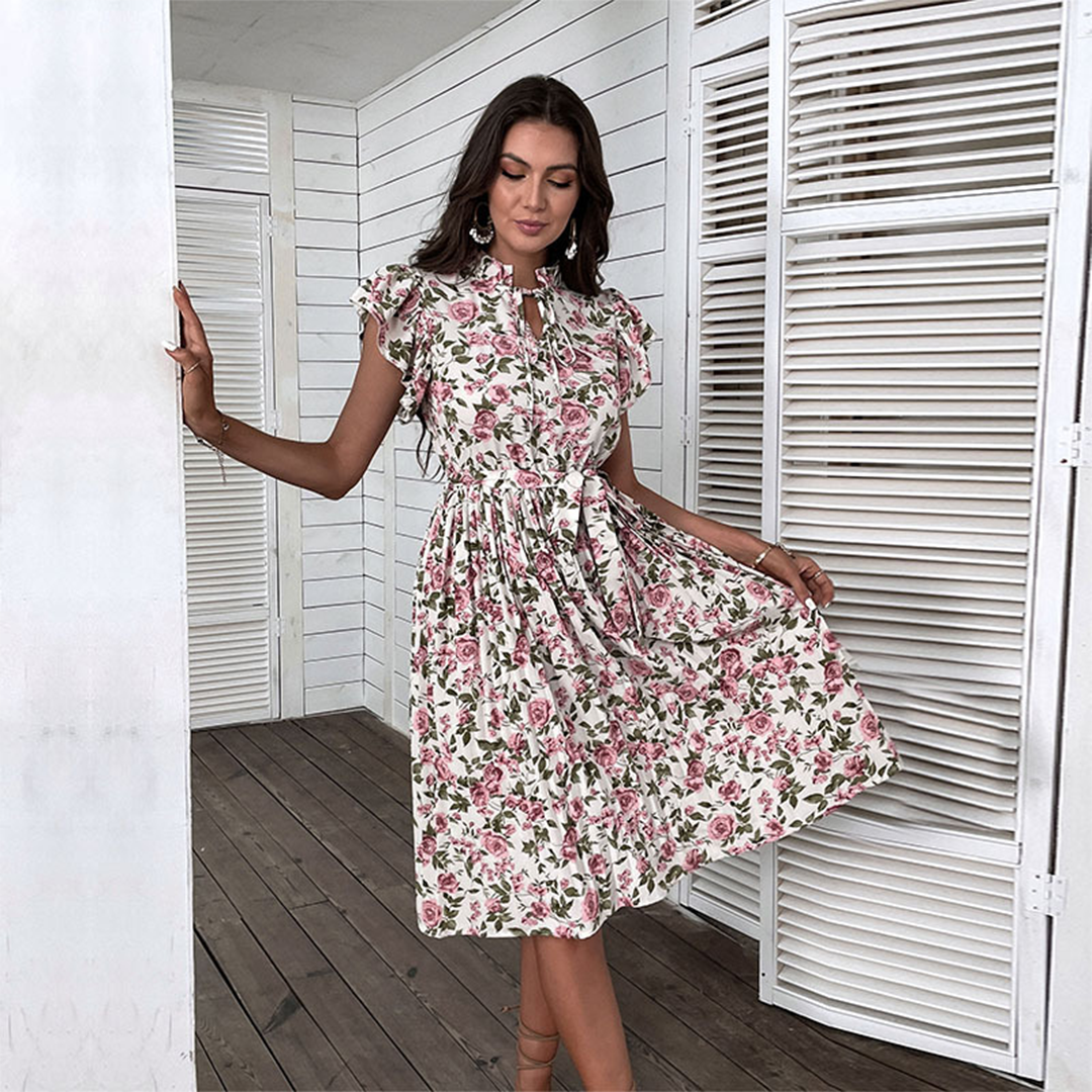 CAPUCINE - Elegantes Blumenkleid für einen bezaubernden Look