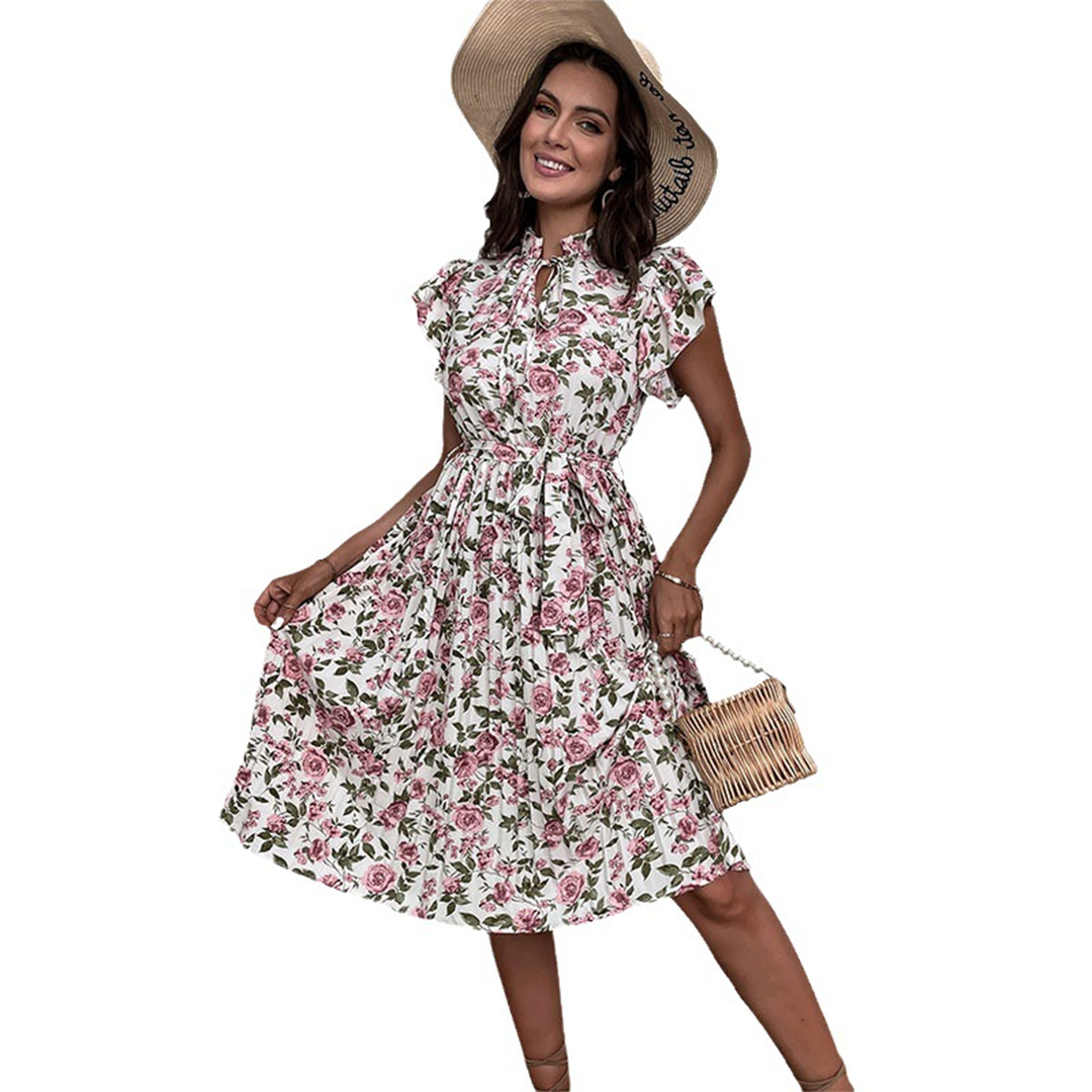 CAPUCINE - Elegantes Blumenkleid für einen bezaubernden Look