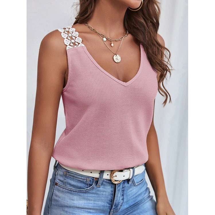 Samantha - Stylisches und bequemes Tank-Top mit V-Ausschnitt für Frauen