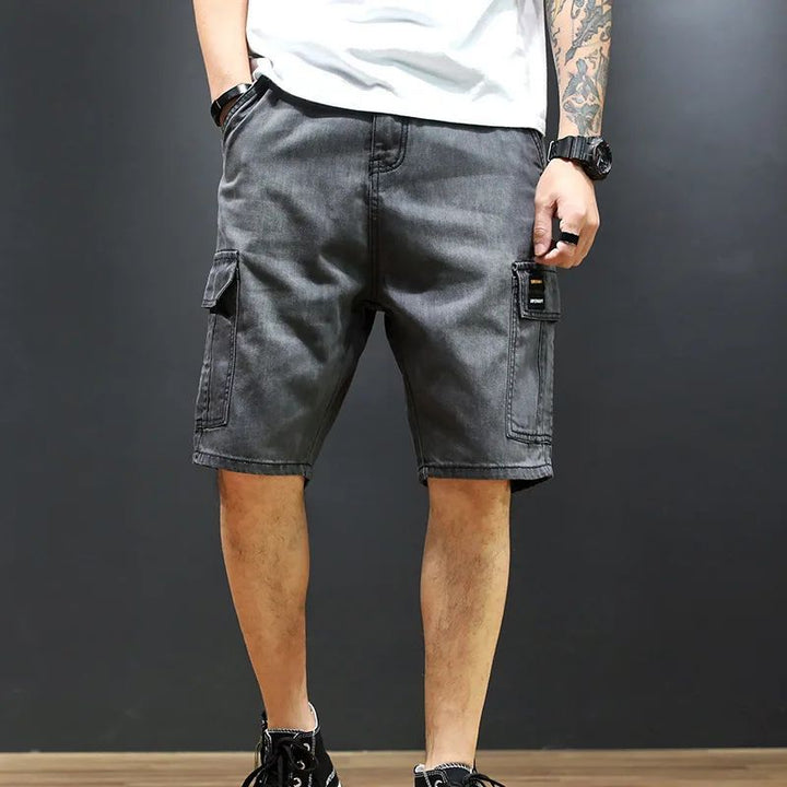 Stilvolle Luxus Denim Cargo Sommer Shorts für Männer - Folk