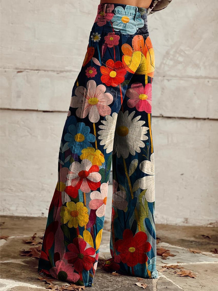 Emilia™ - Weite Blumen-Hosen